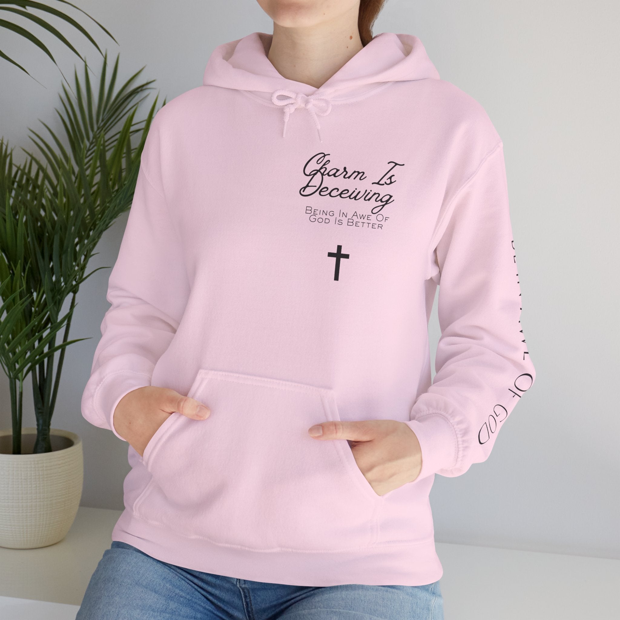 Charm Is Deceptive Hoodie — Proverbs 31:30 Scripture Faith Pullover