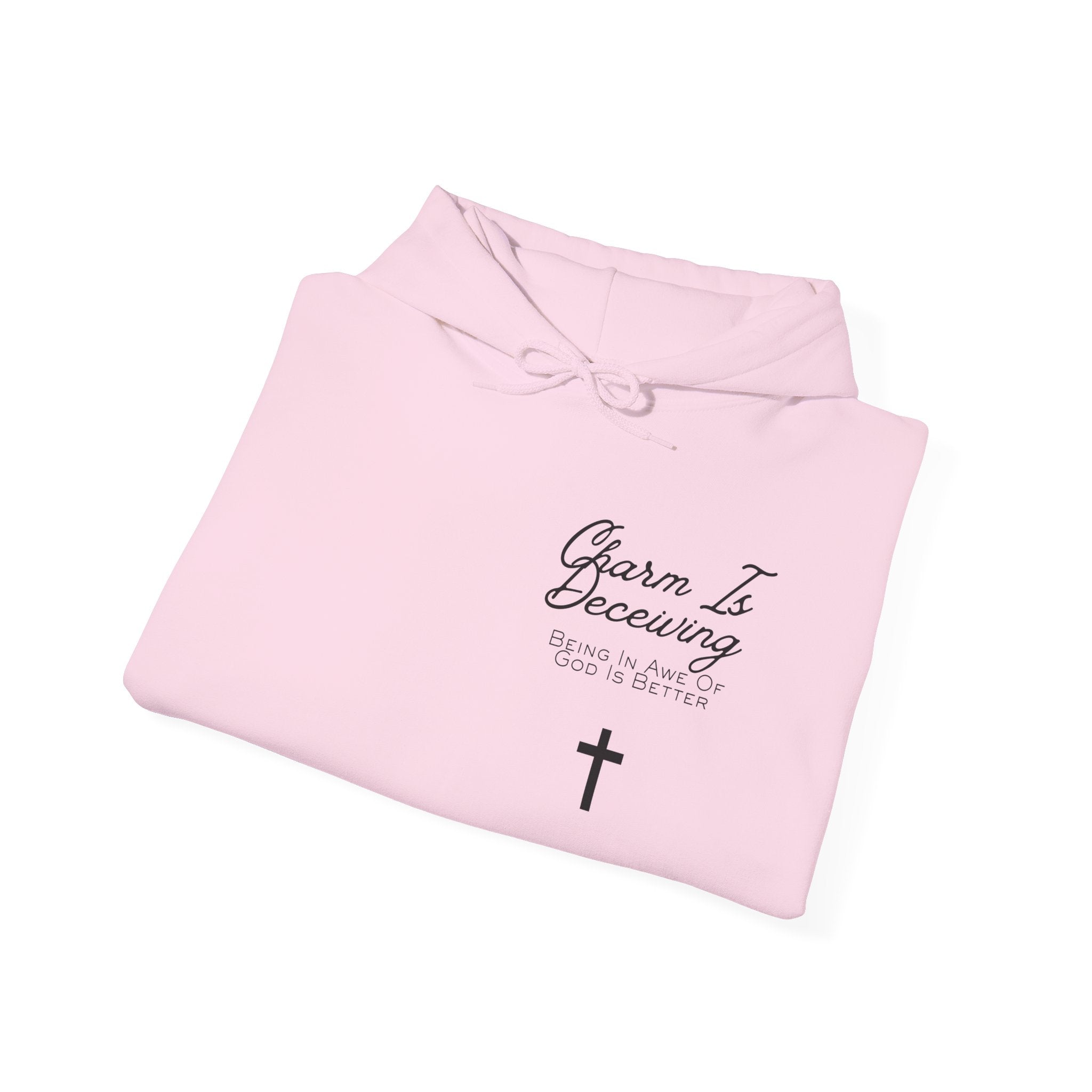 Charm Is Deceptive Hoodie — Proverbs 31:30 Scripture Faith Pullover