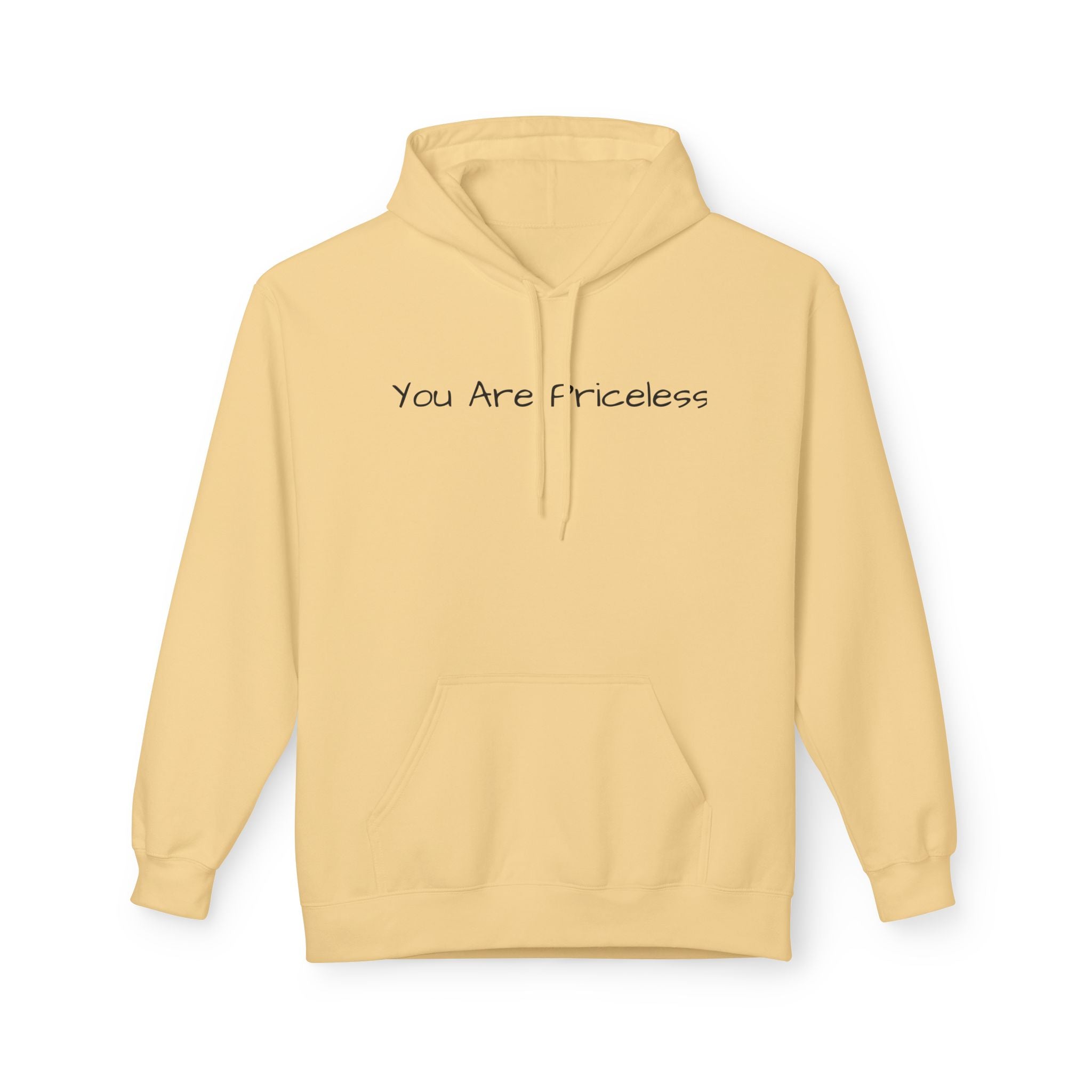 Priceless Hoodie — Christian Faith Message Hooded Sweatshirt ("You Are Priceless" / John 10:11)