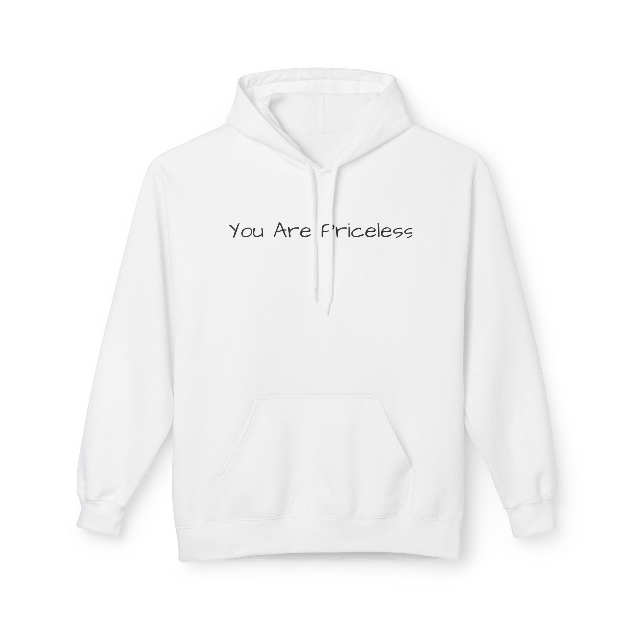 Priceless Hoodie — Christian Faith Message Hooded Sweatshirt ("You Are Priceless" / John 10:11)