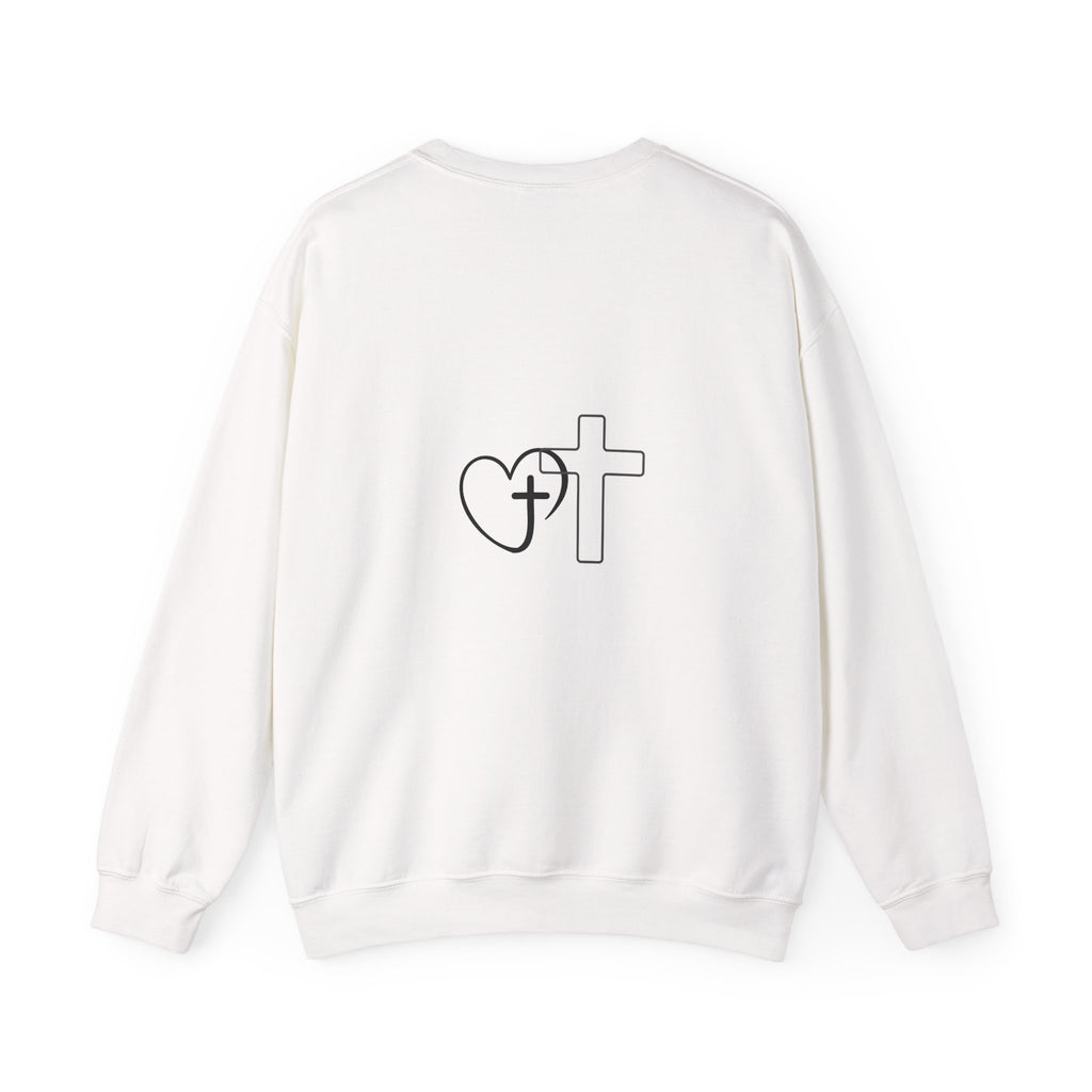 Charm Comes From Jesus Not From Looks — Faith Crewneck Christian Gospel Pullover