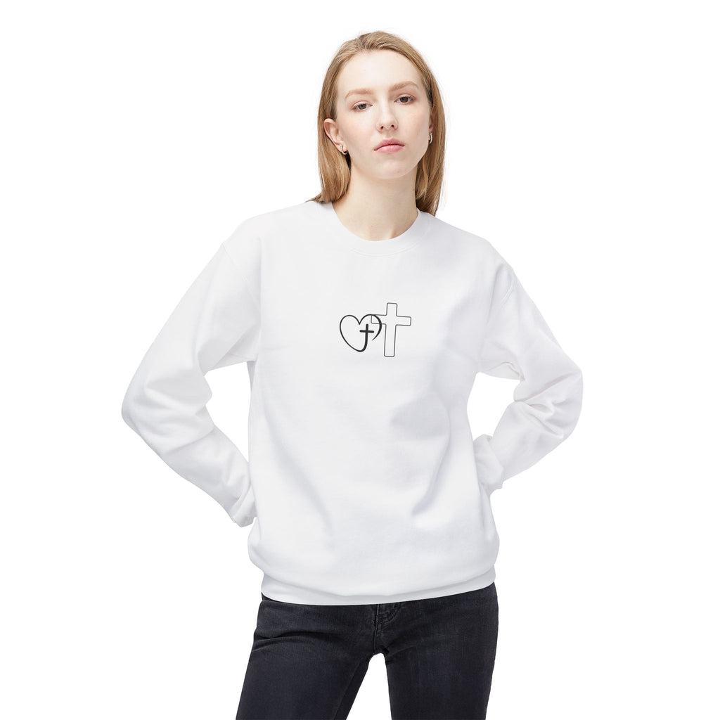 Strong & Free Crewneck Sweatshirt — "You Are Strong & Free Not Bound" Inspirational Pullover